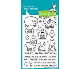 Lawn Fawn Hay There Clear Stamps