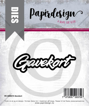 Papirdesign - Gavekort - Dies