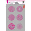 Pronty Crafts Grunge Circles Masking Stencil A5