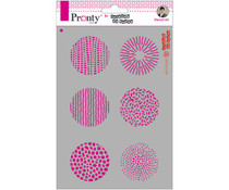 Pronty Crafts Grunge Circles Masking Stencil A5