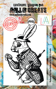 AAll&Create - I`m Late- #446- A7 STAMP -