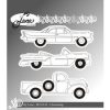 By Lene American Cars Clear Stamps