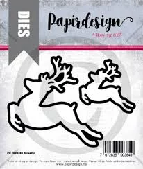 Papirdesign - Reinsdyr