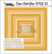 Crealies - Kvadrat CLNestXXL22