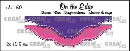 Crealies On the Edge dies no. 50, 2x