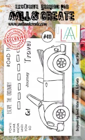 AAll&create - A6 STAMPS - Road Trip - #411