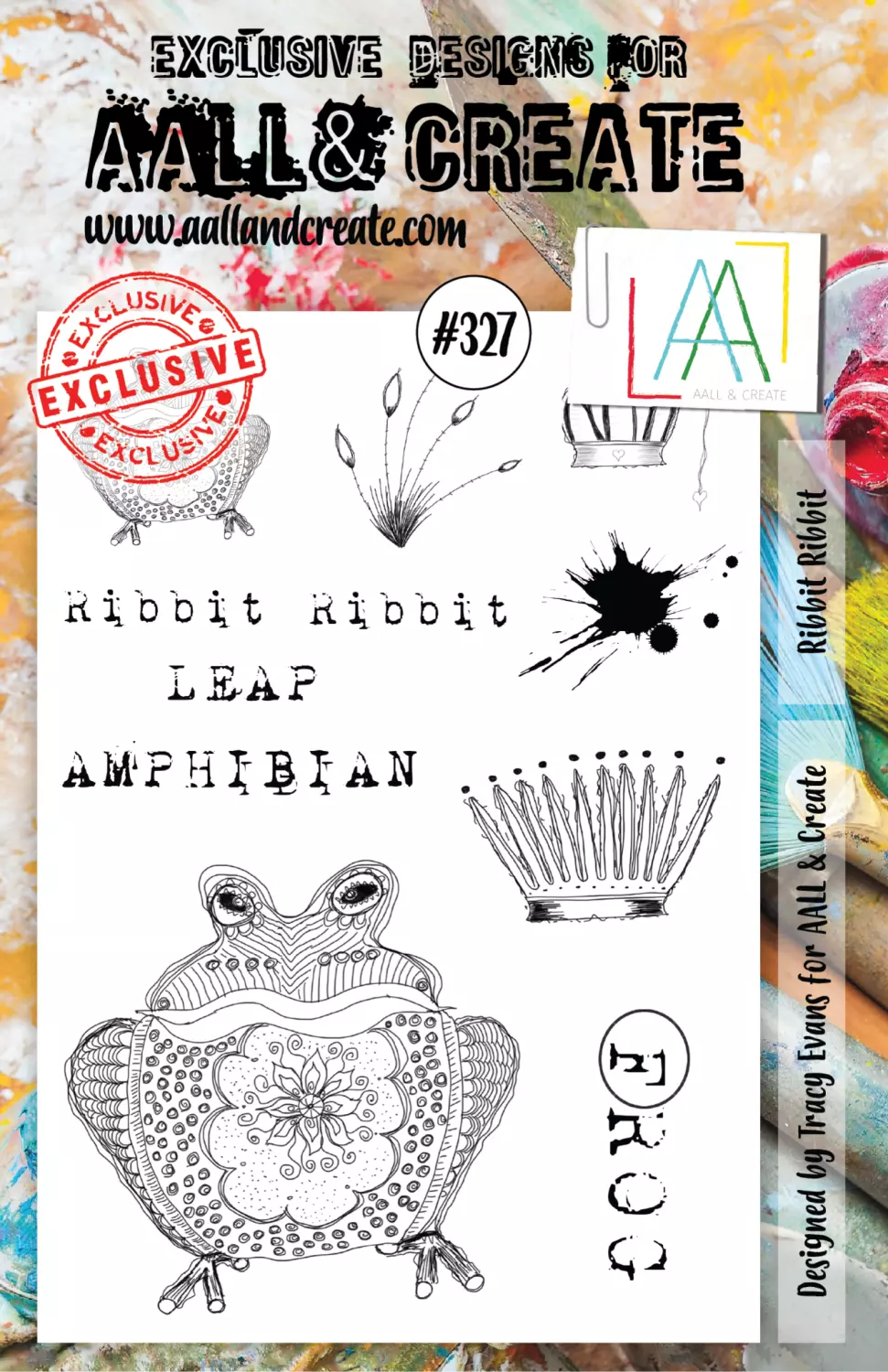Aall&Create - A5 stempel - Ribbit Ribbit - #327