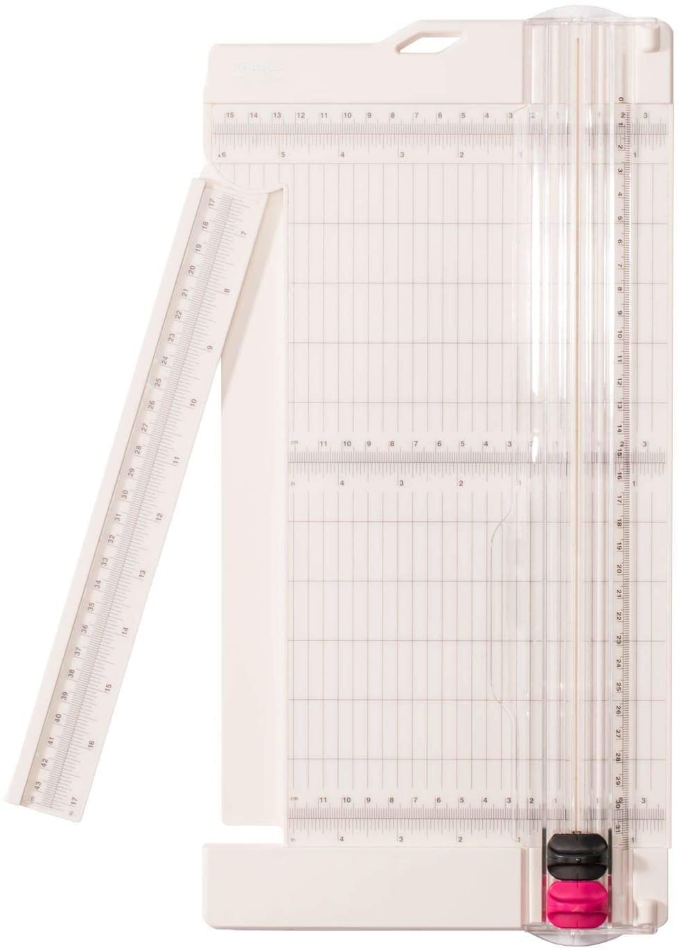 Vaessen Creative • Paper cutter with scoring tool 15x30,5cm pink