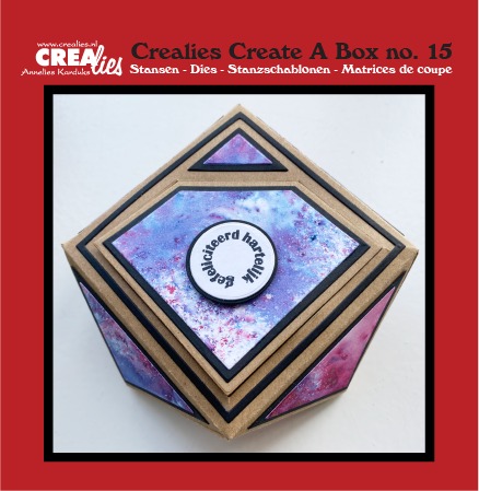 Create A Box dies no. 15, Gemstone box