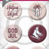 Papirdesign - Buttons - God jul 4 - PD 2000466