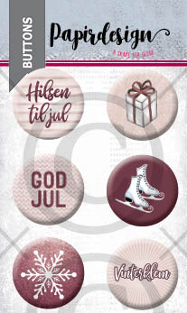 Papirdesign - Buttons - God jul 4 - PD 2000466