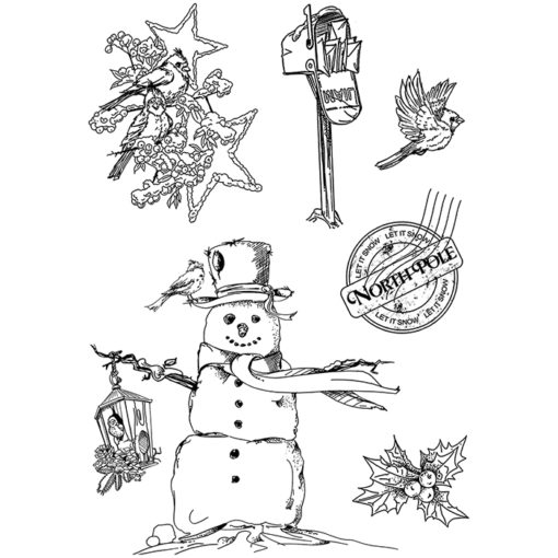 Ciao Bella - North Pole - CLEAR STAMP SET 4"X6" -