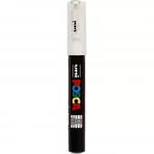 Posca Tusj, hvit, nr. PC-1M, strek 0,7