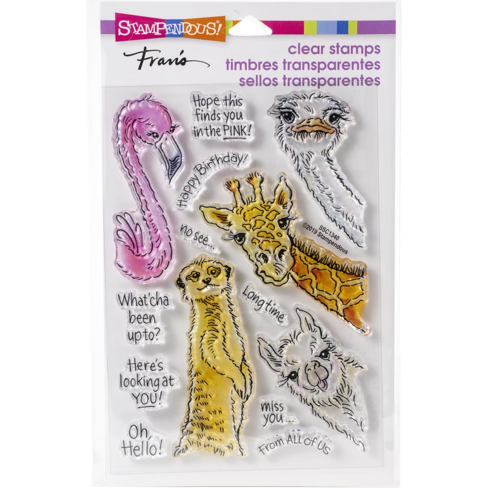Stampendous Perfectly Clear Stamps - Peeking Pals