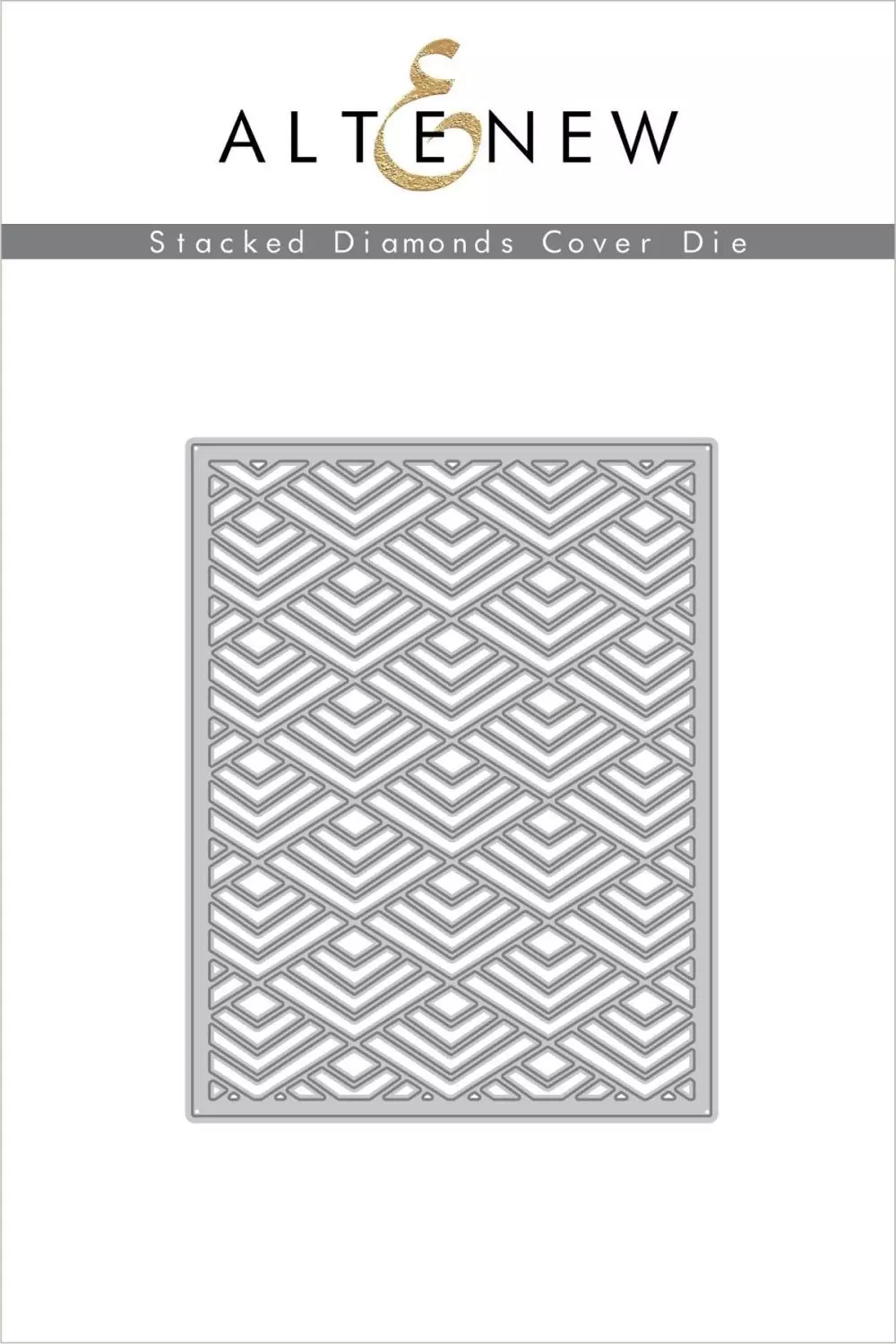 Altenew - Stacked Diamonds Cover Die