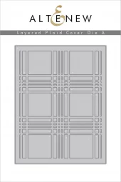 Altenew - Layered Plaid Cover Die A