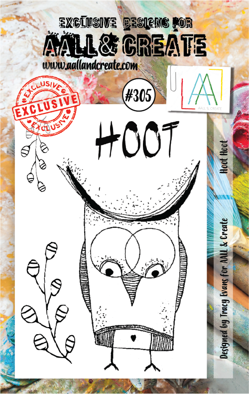 AAll&Create - Hoot hoot- #305- A7 STAMP -