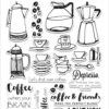 Altenew - Coffee Love Stamp - stempel og dies