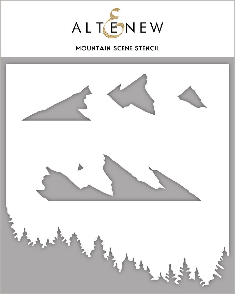 Altenew - Mountain Scene Stencil