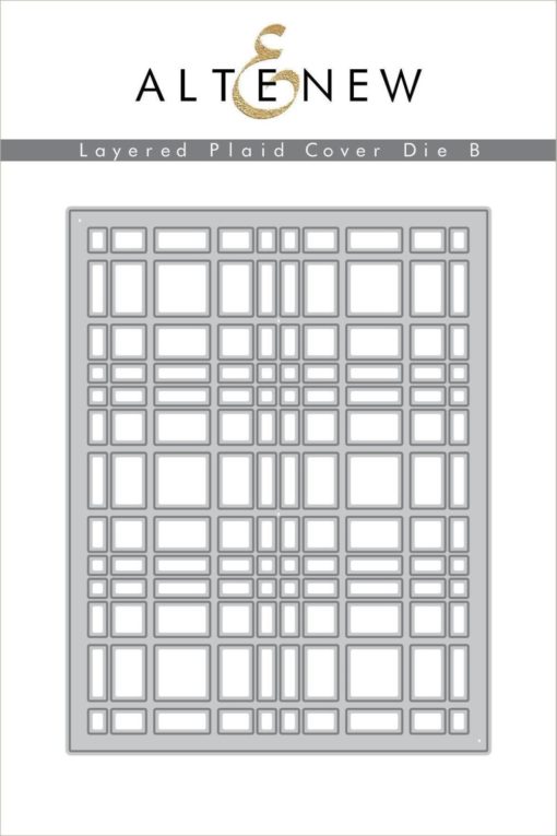 Altenew - Layered Plaid Cover Die B