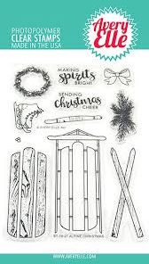 Avery Elle Clear Stamp Set 4"X6" - Alpine Christmas