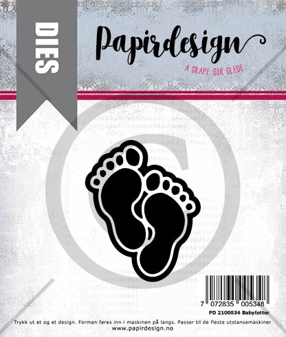 Papirdesign -  Babyføtter - PD 2100534