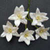 Wild orchids craft -50 WHITE MULBERRY PAPER LILY FLOWERS