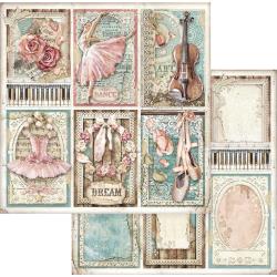 Stamperia- Passion - Cards 12 x 12