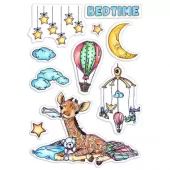 Ciao Bella - Bedtime - CLEAR STAMP SET 4"X6" -