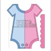 Crealies - Baby body CLCZ19