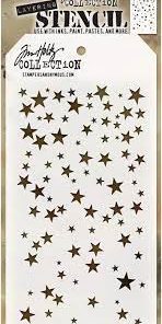 Tim Holtz Layered Stencil - Falling stars -