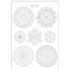 Stamperia- SOFT MOULD A4 SIZE - Passion round lace