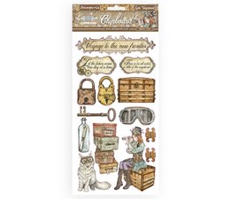 Stamperia Chipboard 15x30cm Lady Vagabond