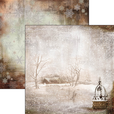 Ciao Bella-  Winter is the time for home Double-Sided Paper Sheet 12"x12"