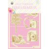 P13 -  Die-Cut Chipboard Embellishments 4"X 6 - Summer Vibes #04