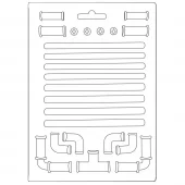 Pipes  - Lady Vagabond - Stamperia Soft Maxi Mould A5