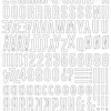 Papirdesign- Stickers Hvit -