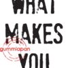 Gummiapan - Do what makes you happy- umontert stempel