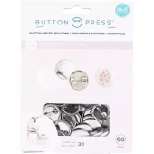We R Memory Keepers Button Press Refill Pack 30/Pkg