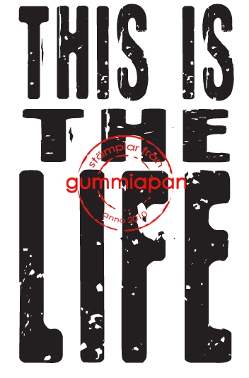 Gummiapan - This is the Life 2- umontert stempel