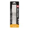 Sakura • Gelly roll gel pen blister pack 05, 08 & 10 White 3pieces