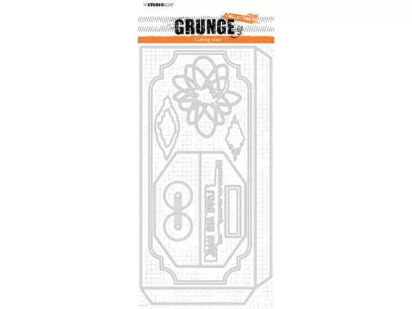 Studiolight - Dies - Grunge Collection - Slimline Envelope
