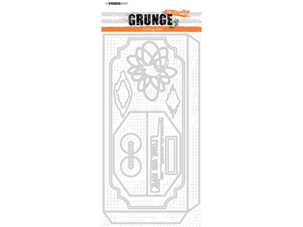 Studiolight - Dies - Grunge Collection - Slimline Envelope