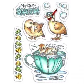 Ciao Bella -  My first bath - CLEAR STAMP SET 4"X6"  -