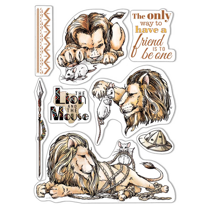 Ciao Bella - The LIon And the mouse- CLEAR STAMP