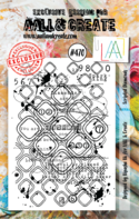 AAll&Create - Scripted Diamonds- #470-  STAMP -