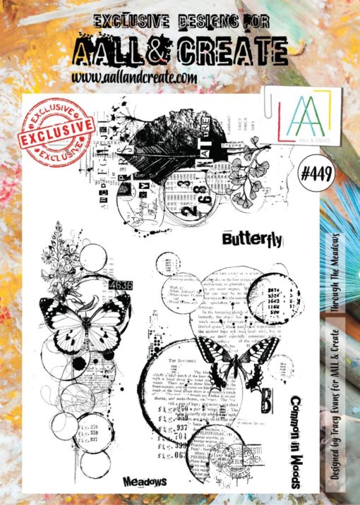 Aall&Create -Thought the Meadows #449 - A4 STAMPS -