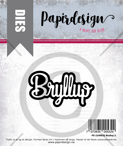 Papirdesign - Bryllup - PD 2100532