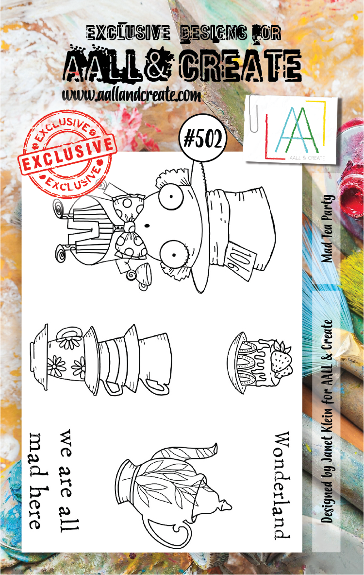 AAll&Create - A7 STAMP - Mad Tea Party - #502