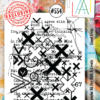 Aall & Create - Lined Cross -  #554 - A6 STAMPS